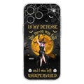 Custom Personalized Witch Moon Phone Case - Halloween Gift Idea - In My Defense The Moon Was Full And I Was Left Unsupervised - Case For iPhone And Samsung